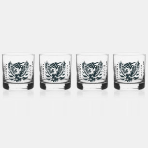 Geef me vrijheid of geef me de dood Drinkware Set Whisky Glas