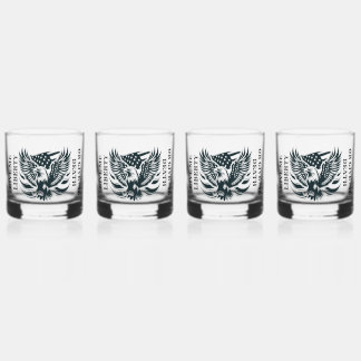 Geef me vrijheid of geef me de dood Drinkware Set Whisky Glas