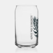 Geef me vrijheid of geef me de dood ontwerp blikvorm glas (Rechts)