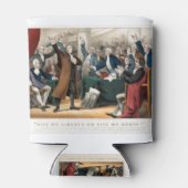 Geef me vrijheid, of geef me de dood! Patrick Henr Blikjeskoeler (Achterkant)