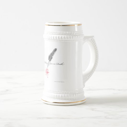 Geef me vrijheid of geef me dood bierpul (Voorkant rechts)