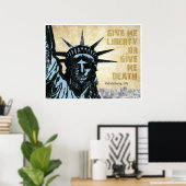 Geef me vrijheid poster (Thuiskantoor)