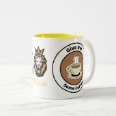 Geef me wat koffie - Leuke & stijlvolle koffie Mok (Voorkant rechts)