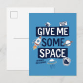 Geef me wat ruimte briefkaart (Voorkant / Achterkant)