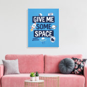 Geef me wat ruimte canvas afdruk (Insitu (Woonkamer))