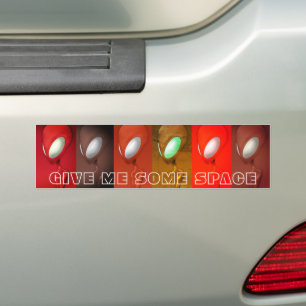 Geef me wat ruimte - Sci-Fi Alien Bumpersticker