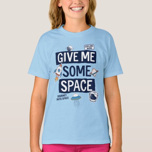 Geef me wat ruimte t-shirt (Voorkant)