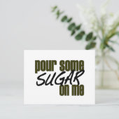 Geef me wat suiker op me briefkaart (Staand voorkant)