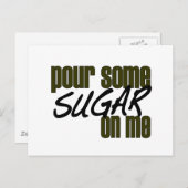 Geef me wat suiker op me briefkaart (Voorkant / Achterkant)