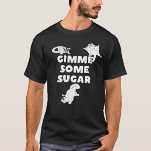 Geef me wat suiker zweefvliegtuig grafisch t-shirt