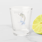 Geef me Whiskey Neem me mee Gevist Glass Shot Glas (Achterkant)