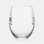 Geef me wijn & vertel me wijnstokloos glas (Links)