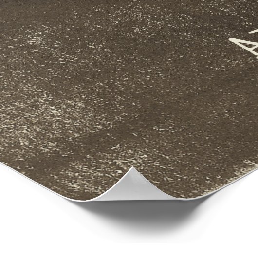 Geef me zes uur om een boom om te hakken poster (Hoek)