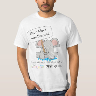 Geef meer dan pinda's! t-shirt