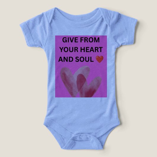 GEEF MET HART EN ZIEL ❤️ (Design voorkant)