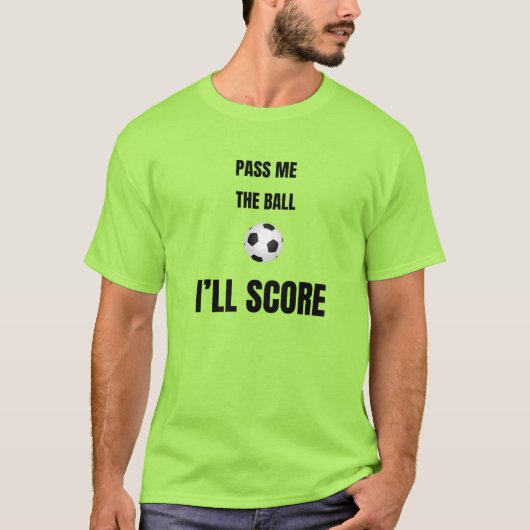 Geef Mij De Bal Voetbal T-shirt (Voorkant)