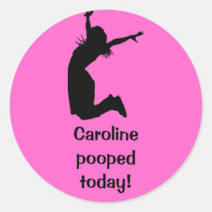 Geef mij vandaag een persoonlijk tintje met een un ronde sticker