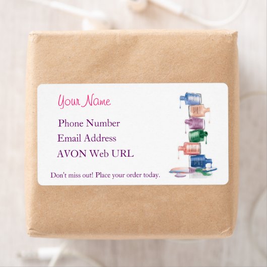 Geef mijn AVON  een label! Etiket (Insitu)