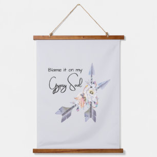 Geef mijn zigeuner de schuld, wandtapijt hangend wandkleed