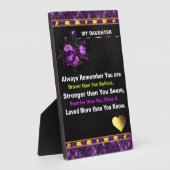 Geef mijn zwangere dochter. Tabletje Fotoplaat (Zijkant)