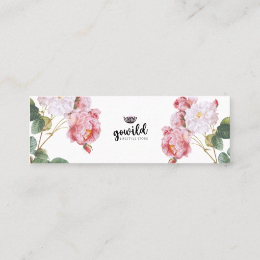 GEEF. NEE. F*CKS. Self Talk Mini Kaart No. 3 Mini Visitekaartje (Achterkant)