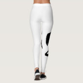 "Geef niet nemen" Chinese kalligrafie Leggings (Achterkant)