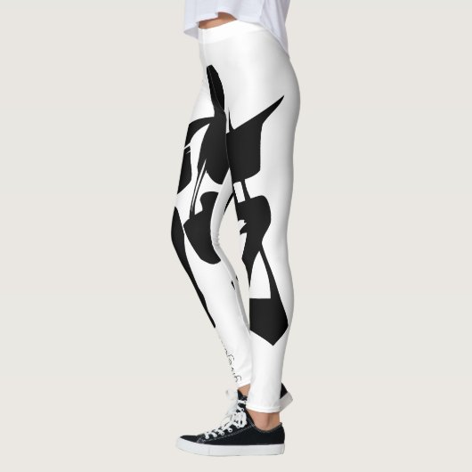 "Geef niet nemen" Chinese kalligrafie Leggings (Links)