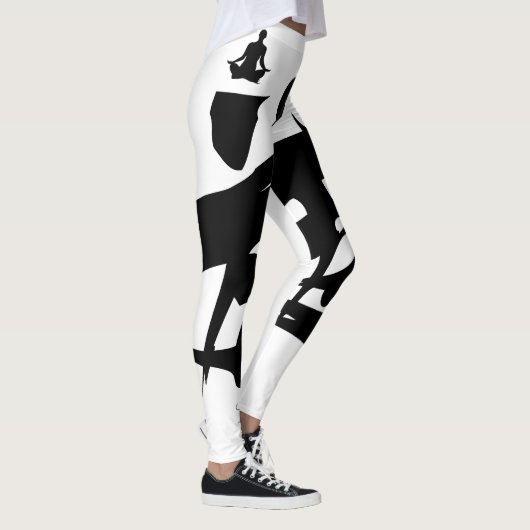 "Geef niet nemen" Chinese kalligrafie Leggings (Rechts)