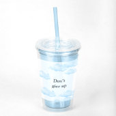 Geef niet op - Arabisch Motivatie ontwerp met So Acryl Drinkbeker