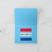 Geef niet op bedankkaart (Binnen)