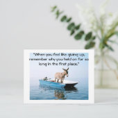 Geef niet op briefkaart (Staand voorkant)