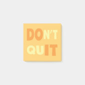 Geef niet op, doe het Motivatie Post-it Briefjes Post-it® Notes (Voorkant)