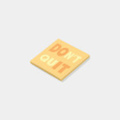 Geef niet op, doe het Motivatie Post-it Briefjes Post-it® Notes (Schuin)