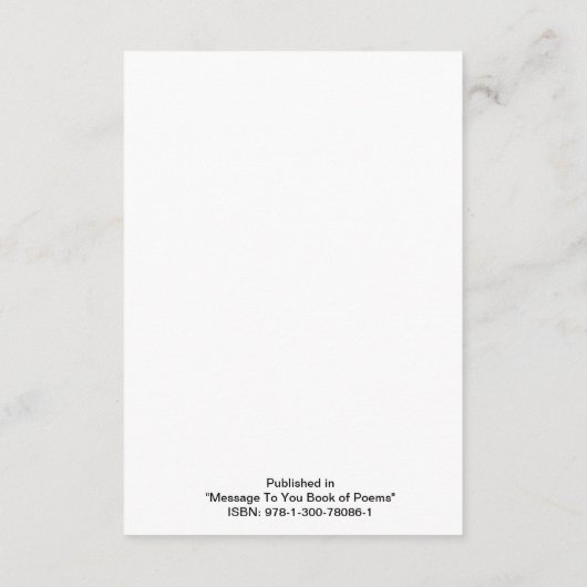 "Geef niet op" gedicht Informatiekaartje (Achterkant)