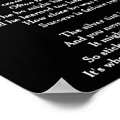 Geef niet op gedicht - poster (Hoek)