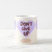 Geef niet op / Hoop / Jezus / Mok / Geloof (Center)