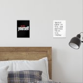 "Geef niet op, je bent beter dan je denkt." Muurkunst Sets (Slaapkamer)