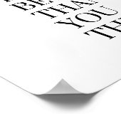 Geef niet op, je bent beter dan je denkt poster (Hoek)