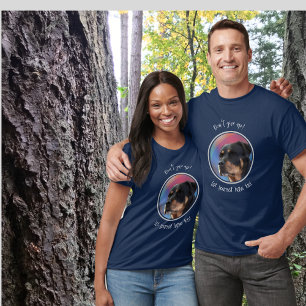Geef niet op Rottweiler Klassiek Rond T-Shirt