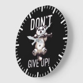 Geef niet op - Schattigee kattentraining Motivatie Grote Klok (Hoek)