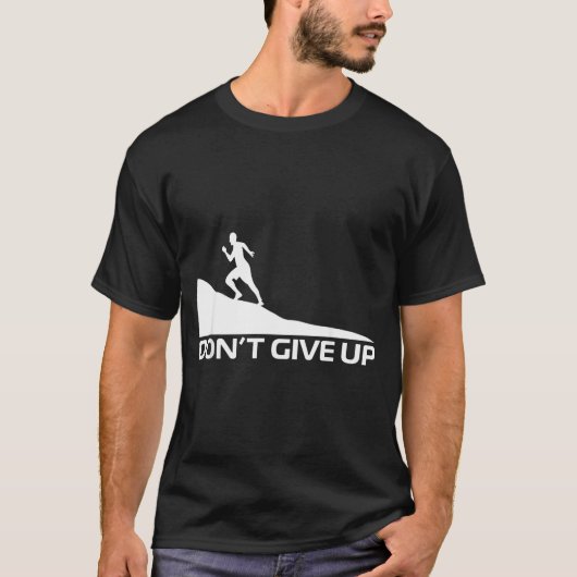 Geef niet op t-shirt (Voorkant)