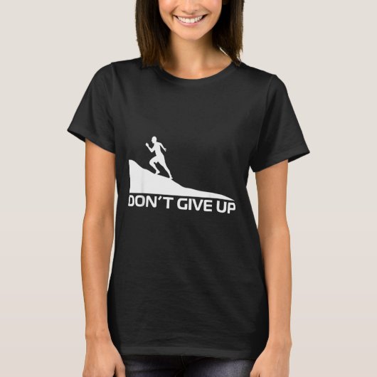 Geef niet op t-shirt (Voorkant)