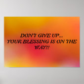 GEEF NIET... UW BLOED... RELIGIEUZE POSTERS (Voorkant)