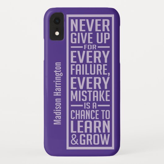 GEEF NOOIT DE AANHEIDStelefoongevallen OP Case-Mate iPhone Case (Achterkant)