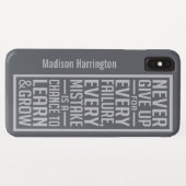 GEEF NOOIT DE AANHEIDStelefoongevallen OP Case-Mate iPhone Case (Achterkant (horizontaal))