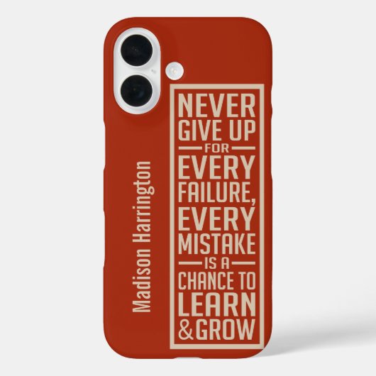 GEEF NOOIT DE AANHEIDStelefoongevallen OP Case-Mate iPhone Case (Achterkant)