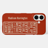 GEEF NOOIT DE AANHEIDStelefoongevallen OP Case-Mate iPhone Case (Achterkant (horizontaal))