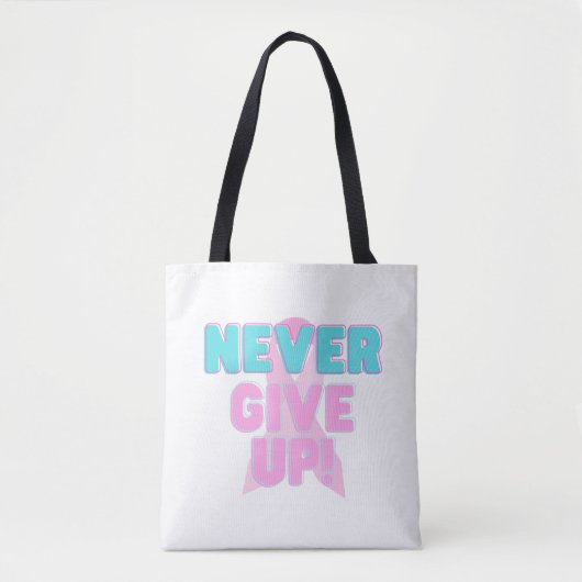 Geef nooit de Canvas tas op (Voorkant)
