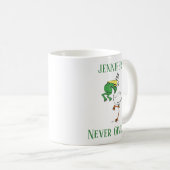 Geef nooit de naam van de kikkervogel op koffiemok (Voorkant rechts)