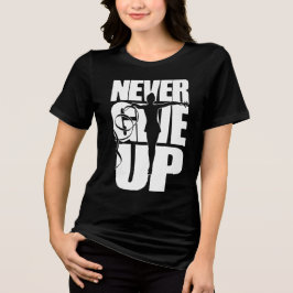 Geef nooit de ritmische gymnastiek op Tri-Blend shirt